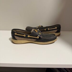Sperry Top-Sider Black and Tan Boat Shoes
